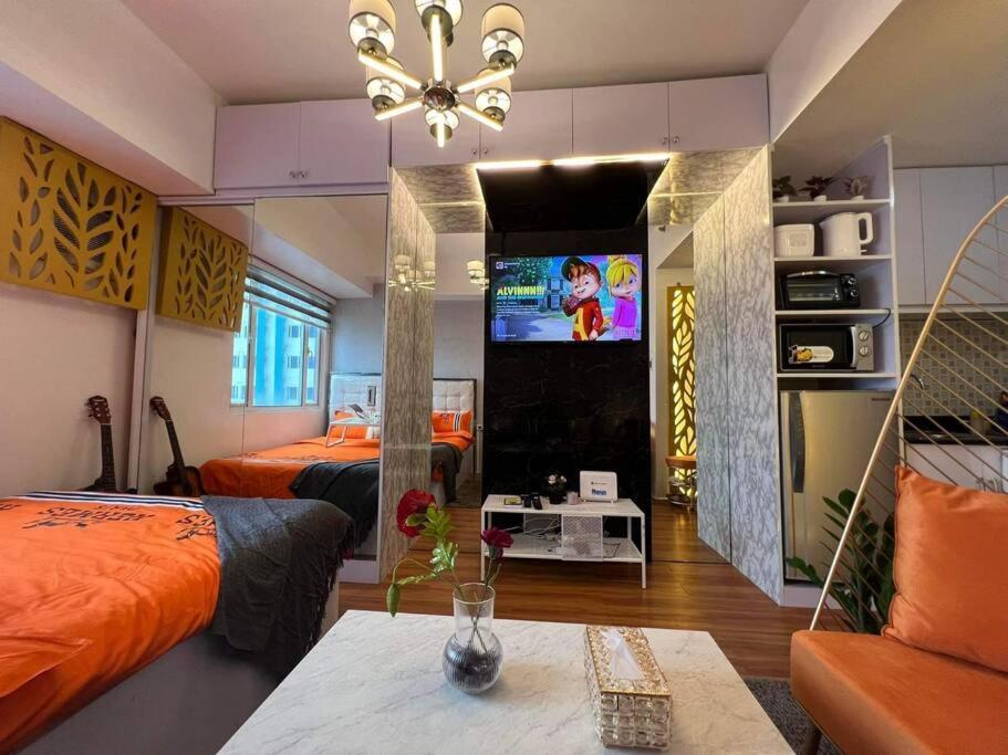 Cozy Studio Unit At Sun Residences Quezon City Exteriör bild